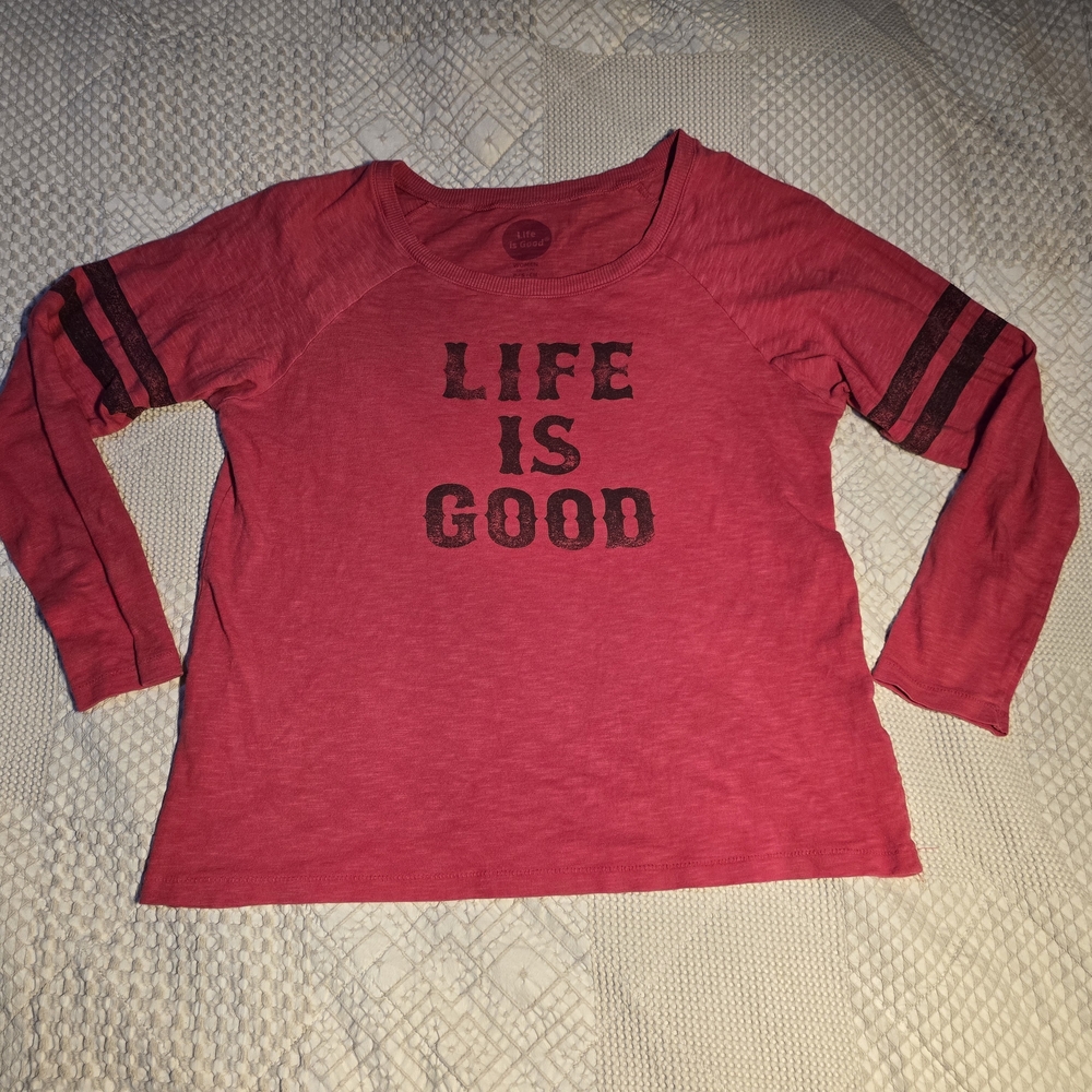 Life is Good - Womens Long Sleeve Shirt